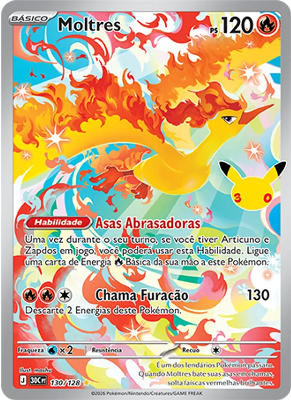 Carta Moltres, nº 130 de Celebração de 30 Anos