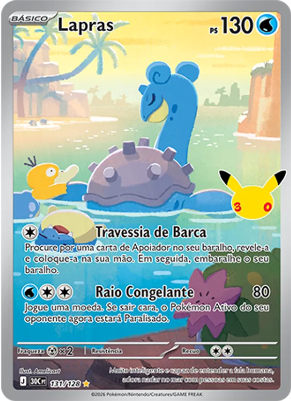 Carta Lapras, nº 131 de Celebração de 30 Anos