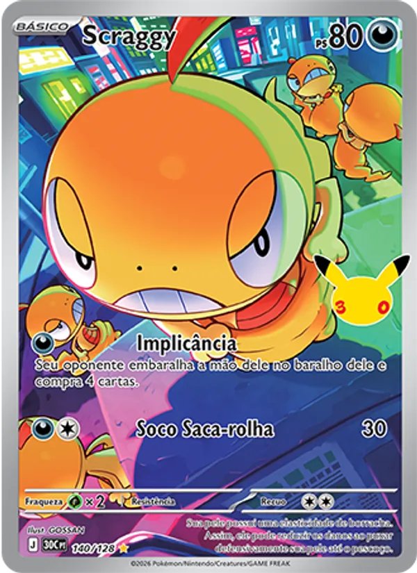 Carta Scraggy, nº 140 de Celebração de 30 Anos