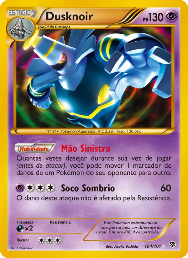 Carta Dusknoir, nº 104 de Explosão de Plasma