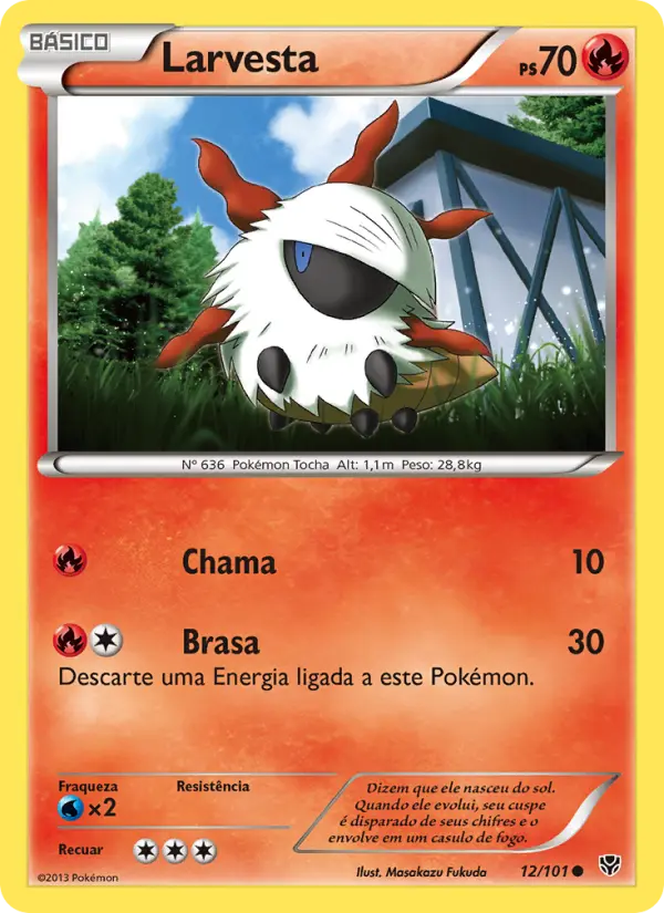 Carta Larvesta, nº 12 de Explosão de Plasma