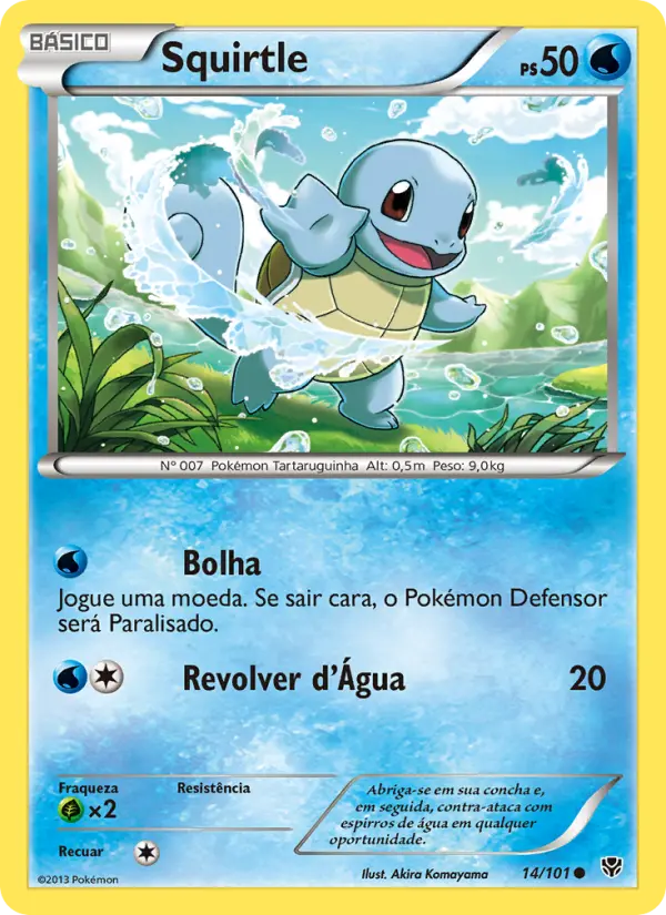 Carta Squirtle, nº 14 de Explosão de Plasma