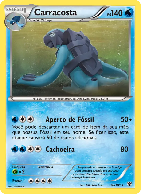 Carta Carracosta, nº 28 de Explosão de Plasma