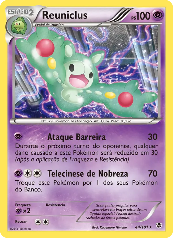 Carta Reuniclus, nº 44 de Explosão de Plasma