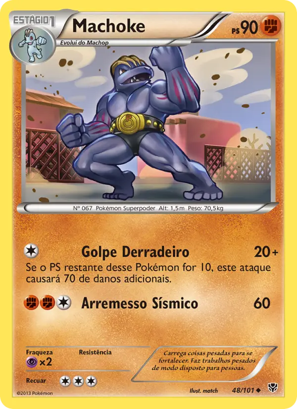 Carta Machoke, nº 48 de Explosão de Plasma