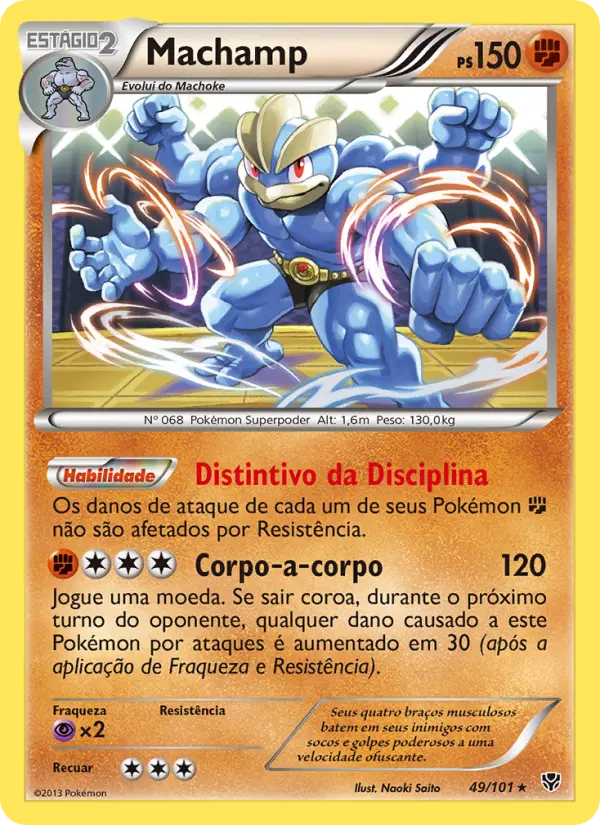 Carta Machamp, nº 49 de Explosão de Plasma