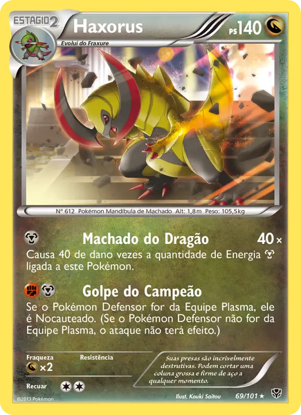 Carta Haxorus, nº 69 de Explosão de Plasma