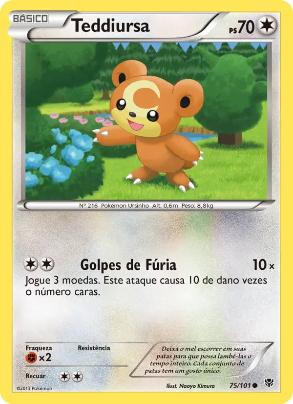 Carta Teddiursa, nº 75 de Explosão de Plasma