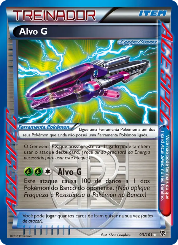 Carta Alvo G, nº 93 de Explosão de Plasma