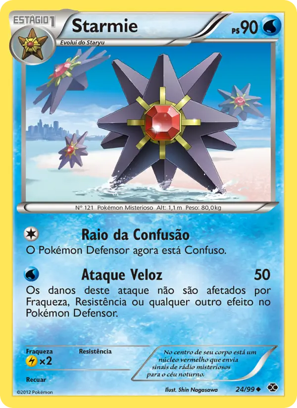 Carta Starmie, nº 24 de Próximos Destinos