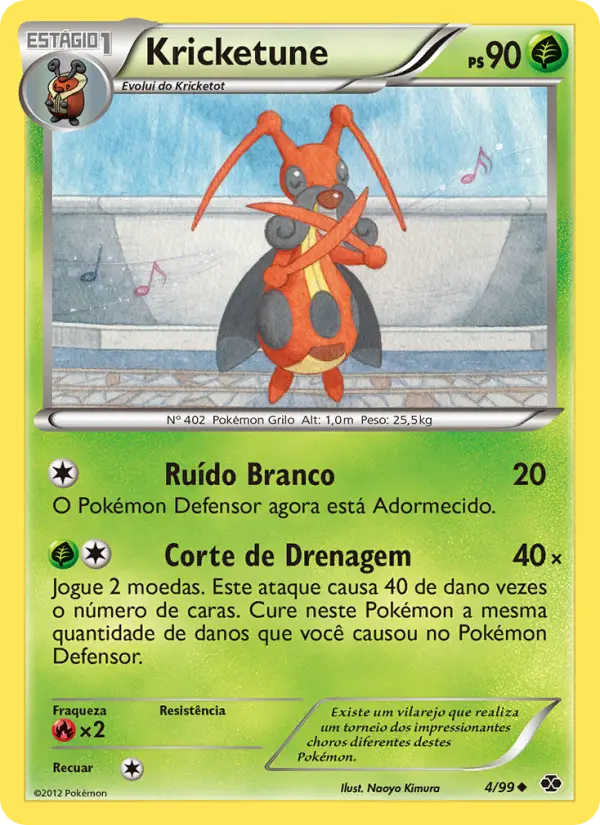 Carta Kricketune, nº 4 de Próximos Destinos