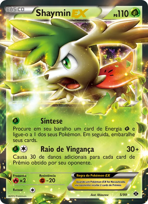 Carta Shaymin-EX, nº 5 de Próximos Destinos
