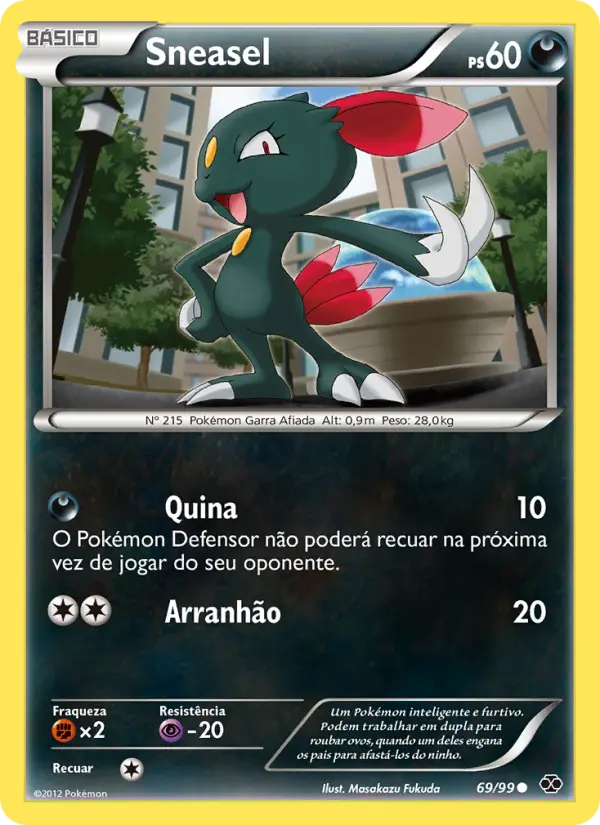 Carta Sneasel, nº 69 de Próximos Destinos