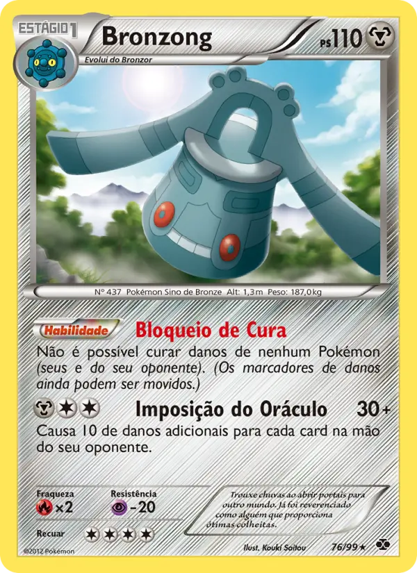 Carta Bronzong, nº 76 de Próximos Destinos