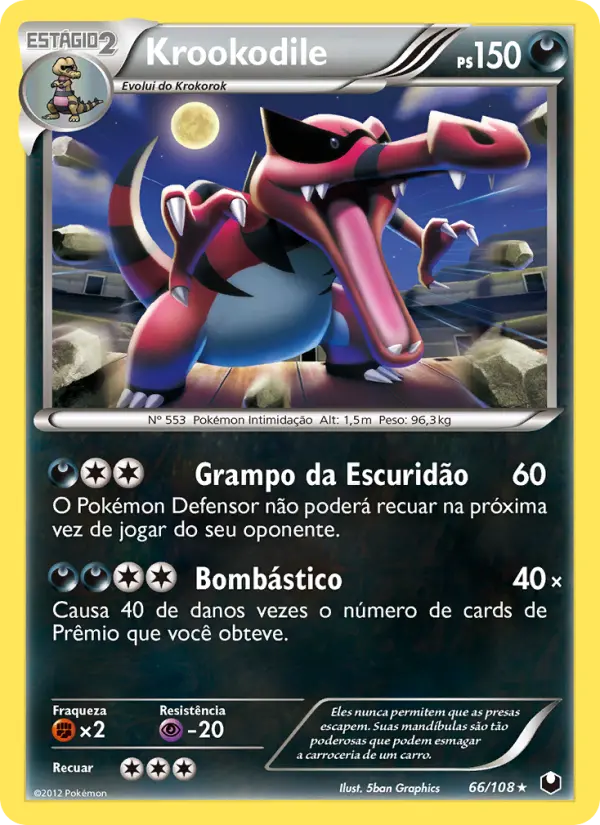 Carta Krookodile, nº 66 de Exploradores da Escuridão