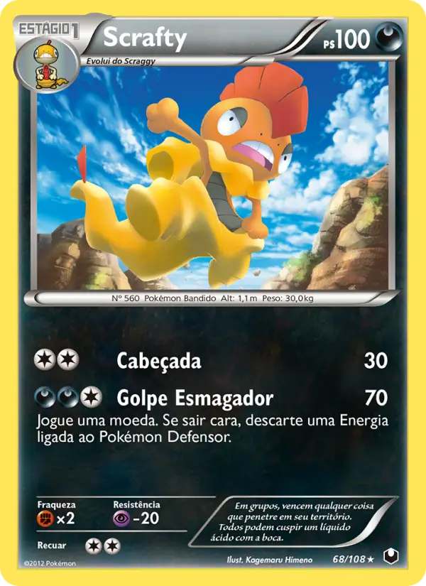 Carta Scrafty, nº 68 de Exploradores da Escuridão