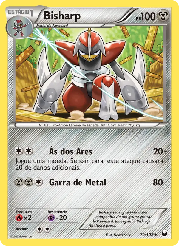 Carta Bisharp, nº 79 de Exploradores da Escuridão