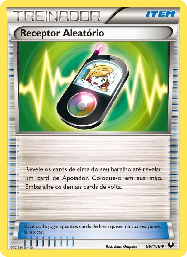 Carta Receptor Aleatório, nº 99 de Exploradores da Escuridão