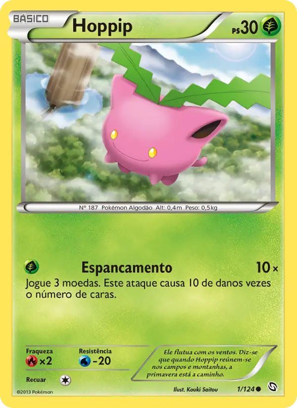 Carta Hoppip, nº 1 de Dragões Enaltecidos