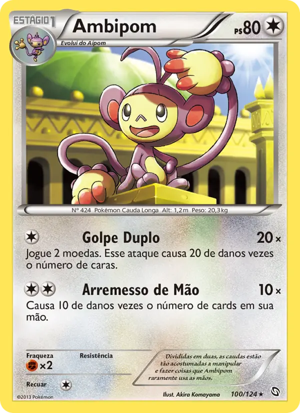 Carta Ambipom, nº 100 de Dragões Enaltecidos