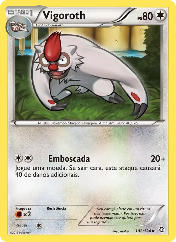 Carta Vigoroth, nº 102 de Dragões Enaltecidos