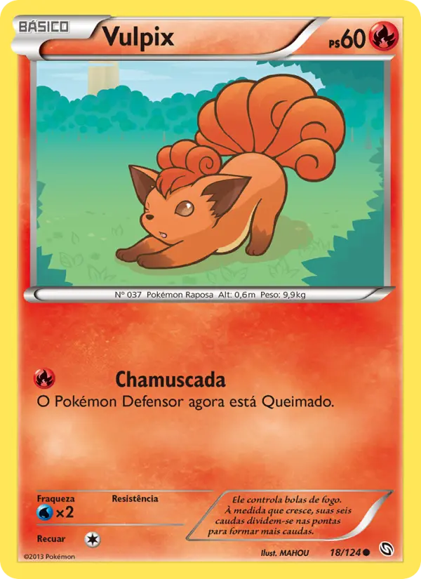 Carta Vulpix, nº 18 de Dragões Enaltecidos