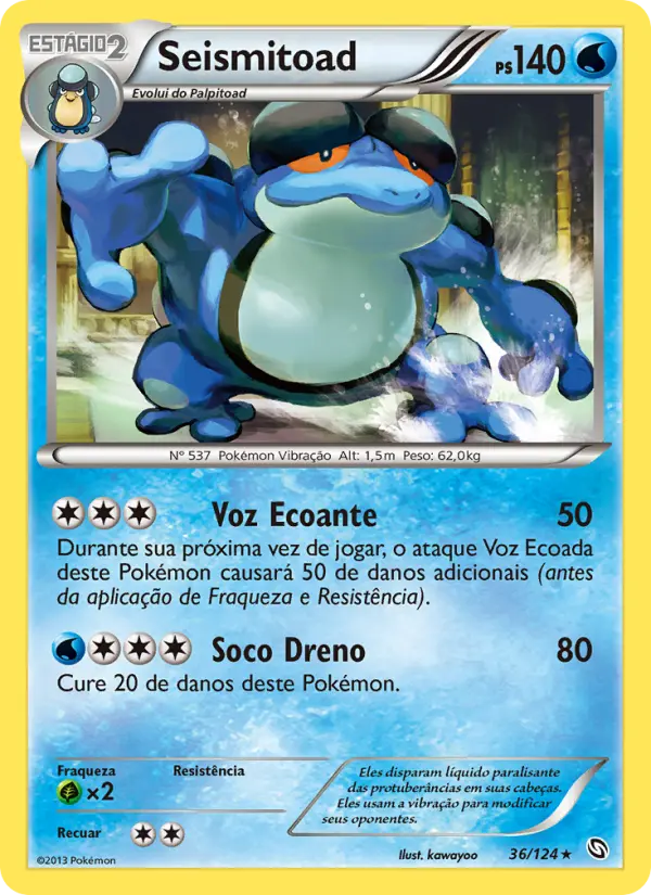 Carta Seismitoad, nº 36 de Dragões Enaltecidos