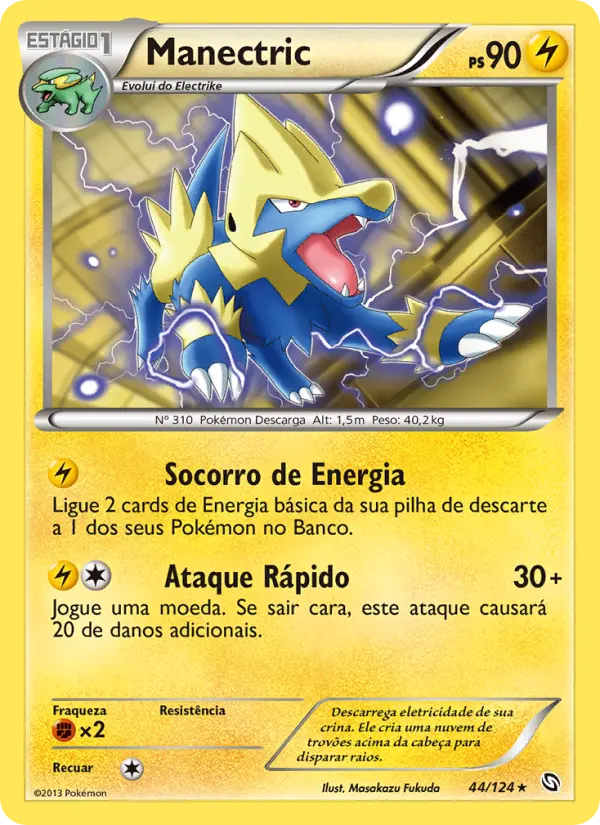 Carta Manectric, nº 44 de Dragões Enaltecidos