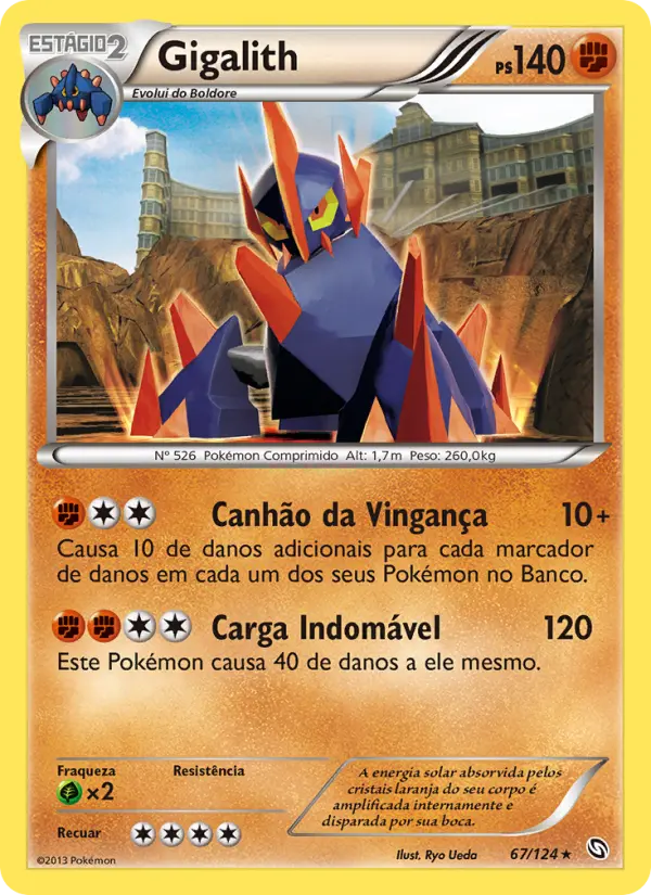 Carta Gigalith, nº 67 de Dragões Enaltecidos