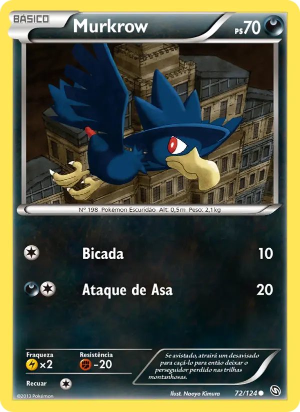 Carta Murkrow, nº 72 de Dragões Enaltecidos