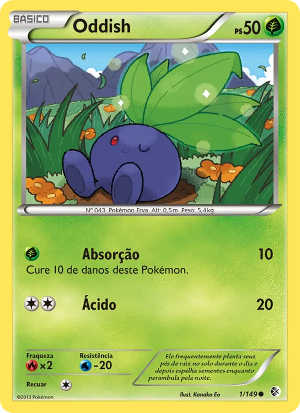Carta Oddish, nº 1 de Fronteiras Cruzadas