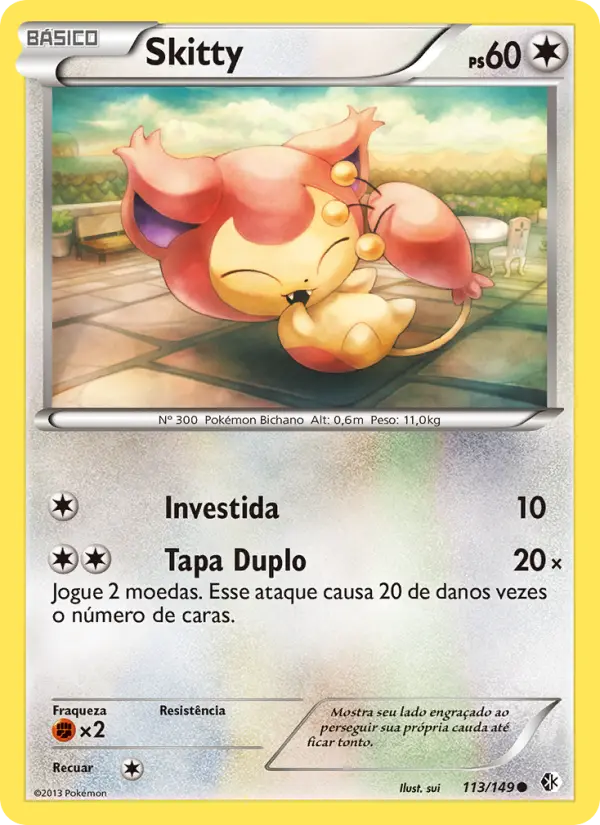 Carta Skitty, nº 113 de Fronteiras Cruzadas