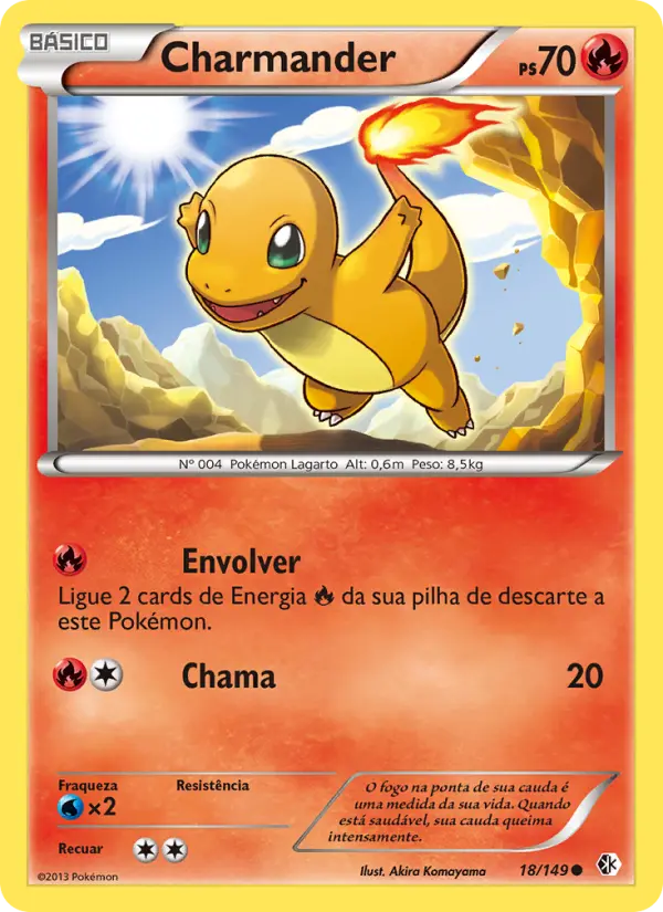 Carta Charmander, nº 18 de Fronteiras Cruzadas