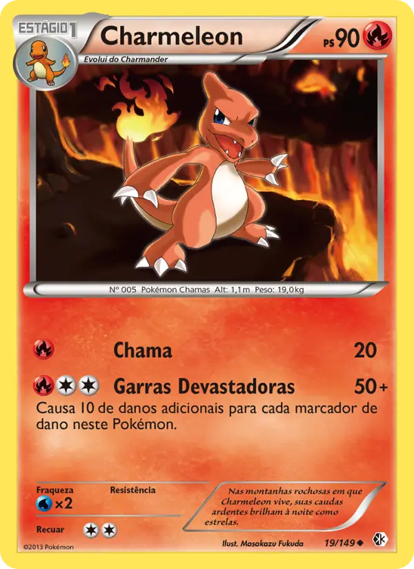 Carta Charmeleon, nº 19 de Fronteiras Cruzadas