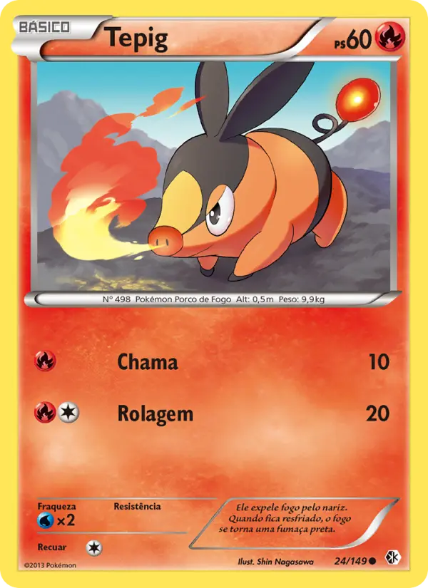 Carta Tepig, nº 24 de Fronteiras Cruzadas