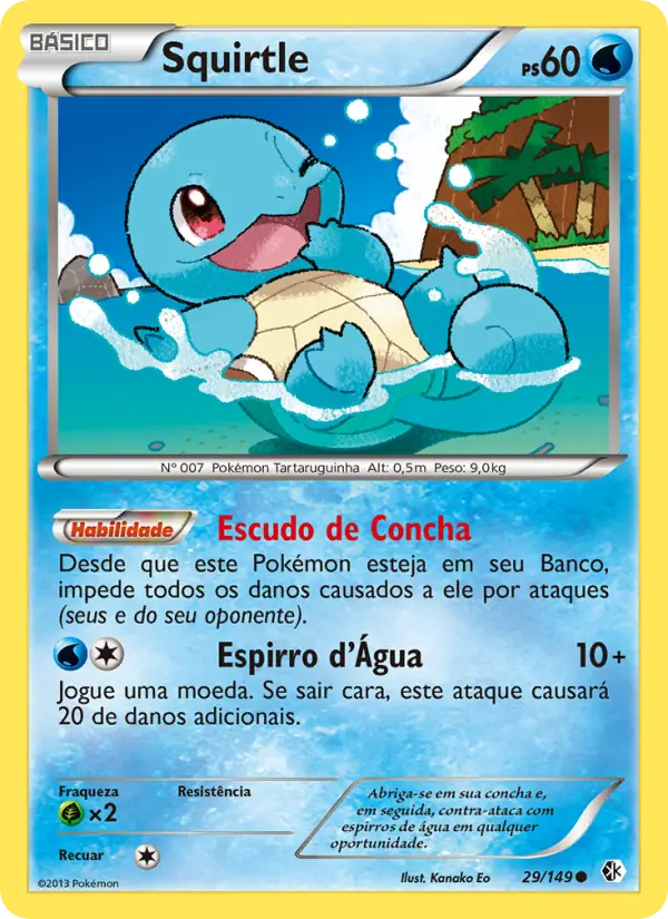 Carta Squirtle, nº 29 de Fronteiras Cruzadas
