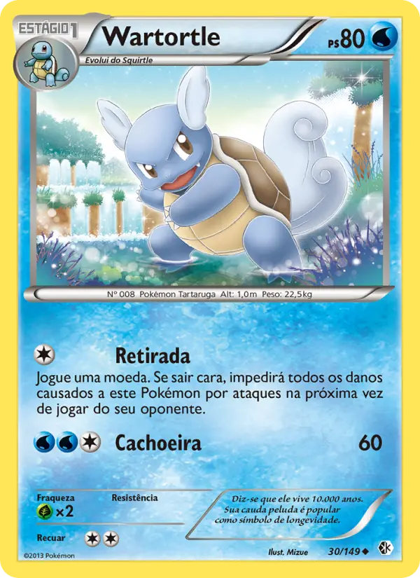 Carta Wartortle, nº 30 de Fronteiras Cruzadas