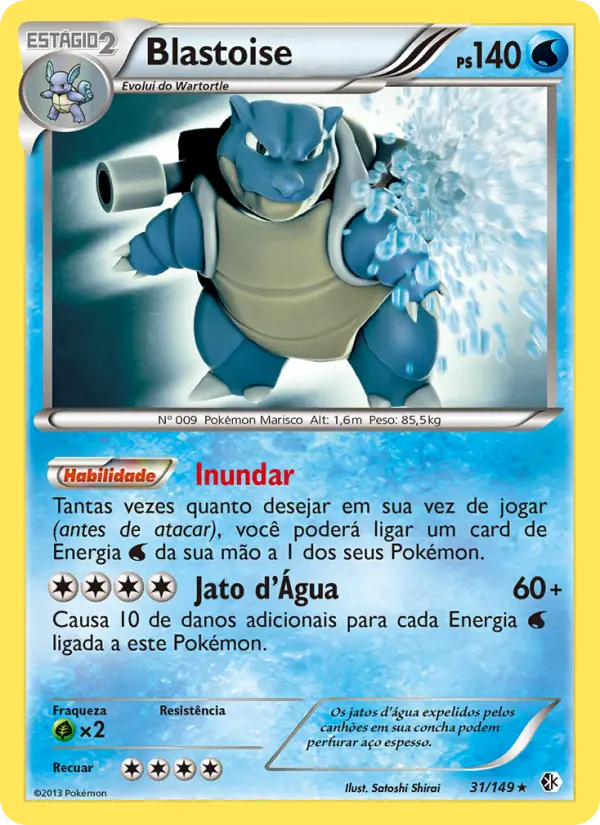 Carta Blastoise, nº 31 de Fronteiras Cruzadas