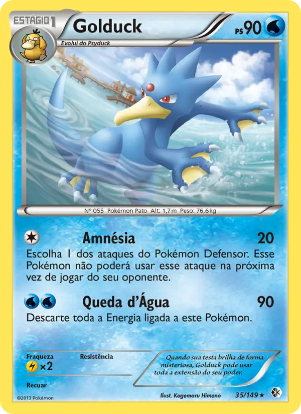Carta Golduck, nº 35 de Fronteiras Cruzadas