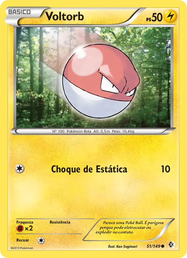 Carta Voltorb, nº 51 de Fronteiras Cruzadas