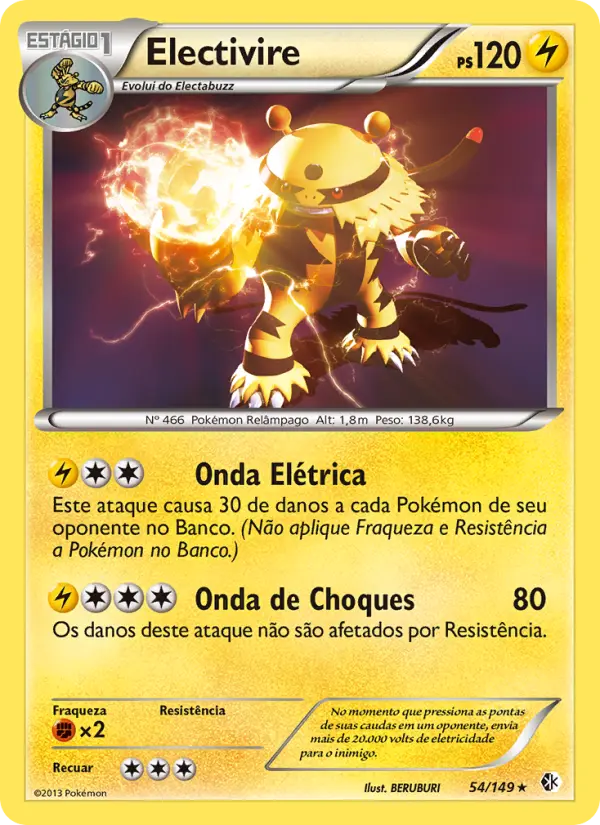 Carta Electivire, nº 54 de Fronteiras Cruzadas