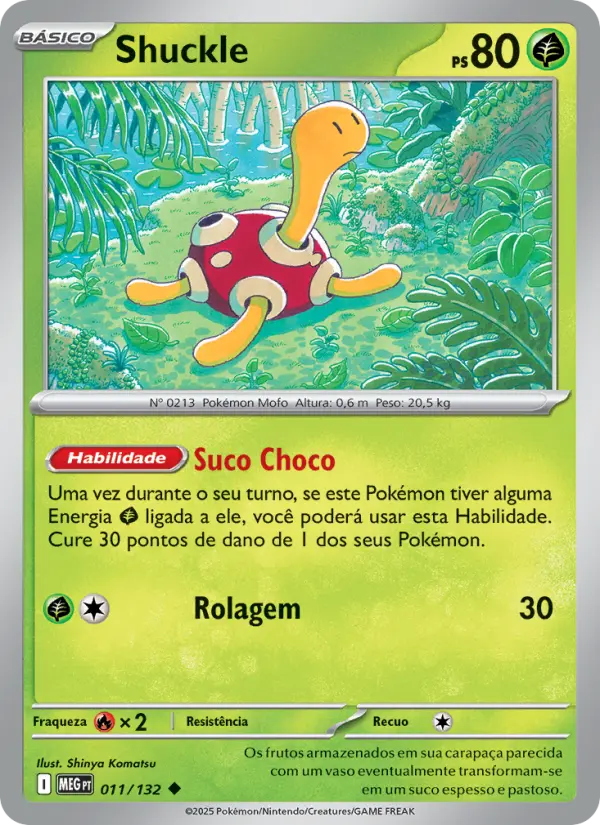 Carta Shuckle, nº 011 de Megaevolução