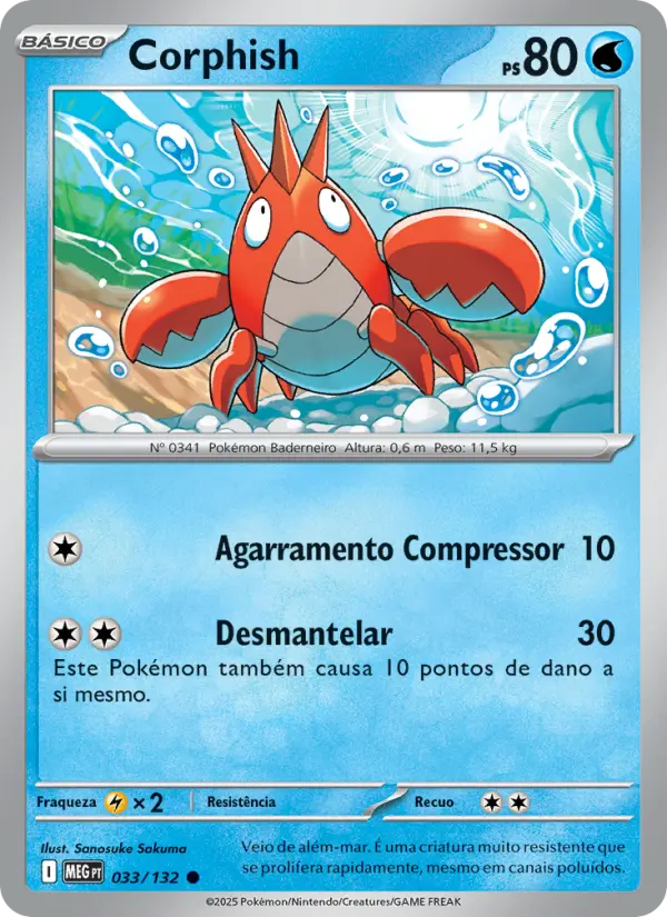 Carta Corphish, nº 033 de Megaevolução