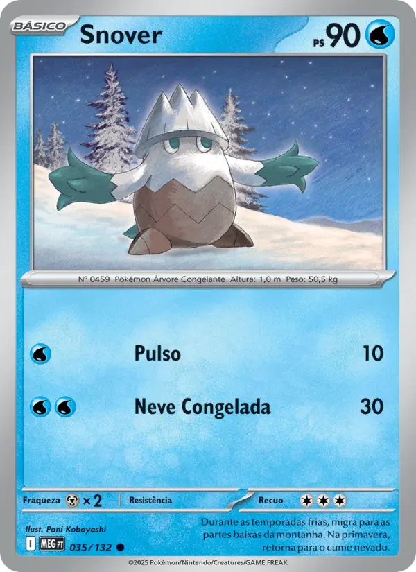 Carta Snover, nº 035 de Megaevolução