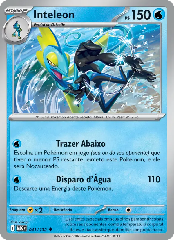 Carta Inteleon, nº 041 de Megaevolução