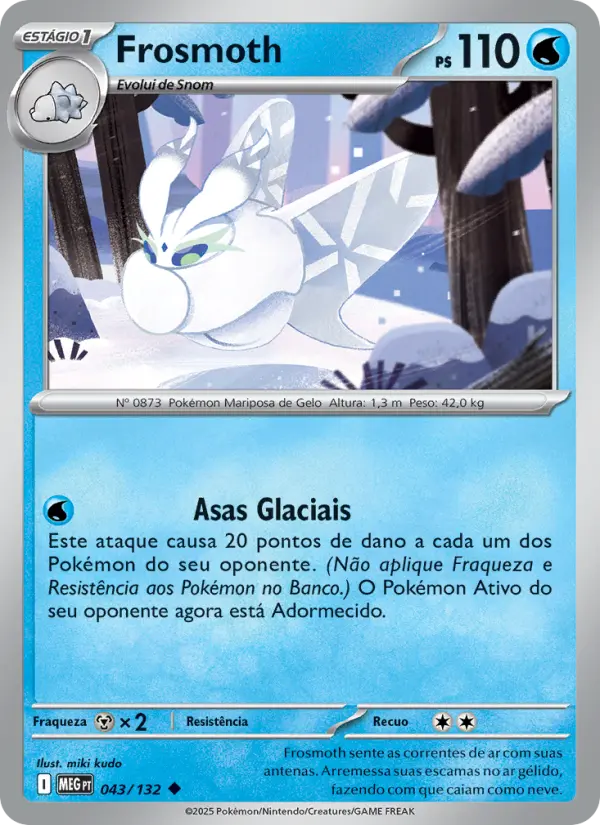 Carta Frosmoth, nº 043 de Megaevolução