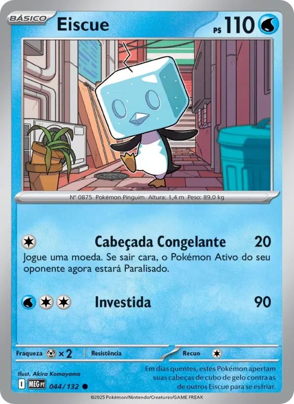 Carta Eiscue, nº 044 de Megaevolução