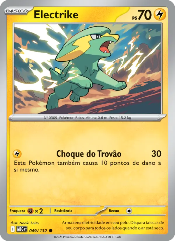 Carta Electrike, nº 049 de Megaevolução