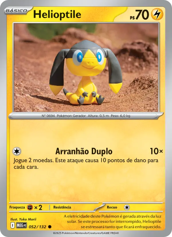 Carta Helioptile, nº 052 de Megaevolução