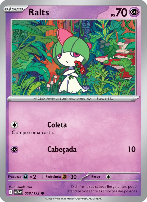 Carta Ralts, nº 058 de Megaevolução